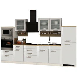 Küchenzeile »Mailand«, mit E-Geräten, Gesamtbreite: 330 cm