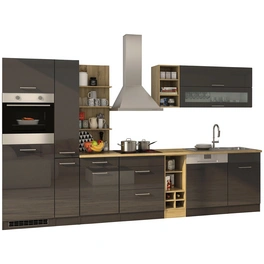 Küchenzeile »Mailand«, mit E-Geräten, Gesamtbreite: 340 cm