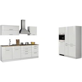 Küchenzeile »Mailand«, mit E-Geräten, Gesamtbreite: 380 cm