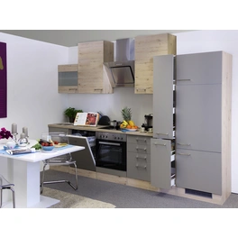Küchenzeile, mit E-Geräten, Gesamtbreite: 310 cm, Arbeitsplatte mit High Pressure Laminate (HPL)