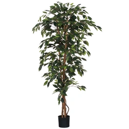 Kunstpflanze, Ficus Benjamina, grün