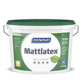 Wand- und Deckenfarbe »Mattlatex«, weiss, 10 l