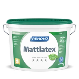 Wand- und Deckenfarbe »Mattlatex«, weiss, 10 l