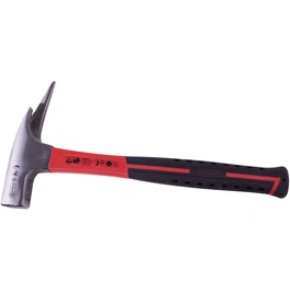 Latthammer, 0,6 kg, rot/silberfarben/schwarz