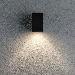 LED-Außenwandleuchte »Flame«, BxHxT: 5,8 x 10,3 x 5,8 cm, Aluminium