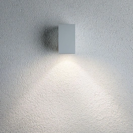 LED-Außenwandleuchte »Flame«, BxHxT: 5,8 x 10,3 x 5,8 cm, Aluminium