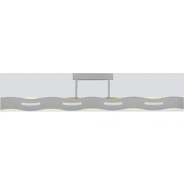 LED-Deckenleuchte »Wave«, nickelfarbig, inkl. Leuchtmittel, Breite: 100 cm