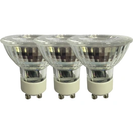 LED-Leuchtmittel 3er-Set, 4 W, GU10, warmweiß