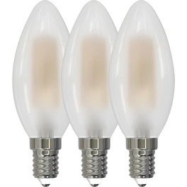 LED-Leuchtmittel 3er-Set, 4,5 W, E14, warmweiß