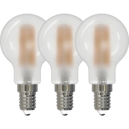 LED-Leuchtmittel 3er-Set, 4,8 W, E14, warmweiß