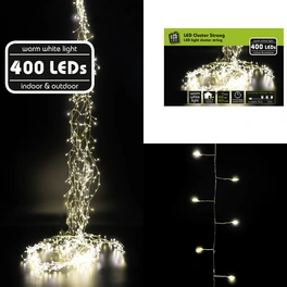 LED-Lichterkette, 300 Lichter, warmweiß