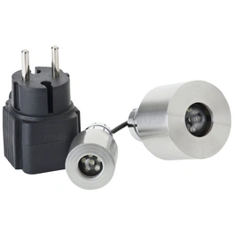LED-Scheinwerfer »LunaLed 9s«, 3 W, Edelstahl, grau