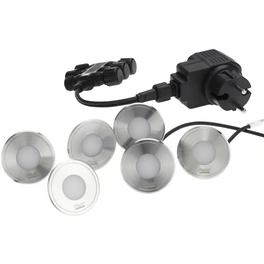 LED-Scheinwerfer »LunAqua Terra LED Set 6«, 4 W, Edelstahl, schwarz