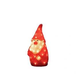 LED-Weihnachtsmann, 40 Dioden, Stecker, rot/weiß