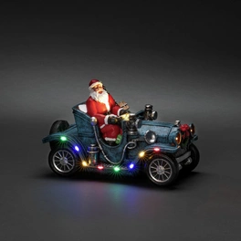 LED-Weihnachtsmann, Batteriebetrieb, bunt