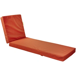 Liegenauflage »Flat Plus«, orange, Uni, BxL: 185 x 60 cm