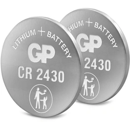 Lithium Knopfzelle »CR2430«, 3V, 2 Stück