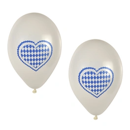 Luftballons »Bayrisch Blau«, blau/weiß, 20 Stück
