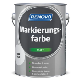 Markierungsfarbe matt, weiß