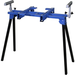 Maschinen-Gestell, Länge Arbeitsplatte: 153 cm, blau/schwarz