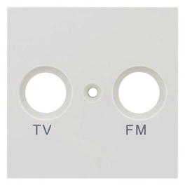 Matrix Abdeckung Antenne TV/RF, Weiß, Kunststoff
