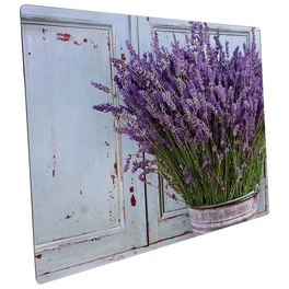 Mini-Spritzschutz »Vintage Lavendel«, Aluverbund, Lavendel-Design