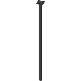 Möbelfuß, Vierkantfuß 25x25 mm, Höhe: 800 mm, schwarz