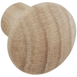 Möbelknopf, Ø 28 x 28,5 mm, natur, Eichenholz