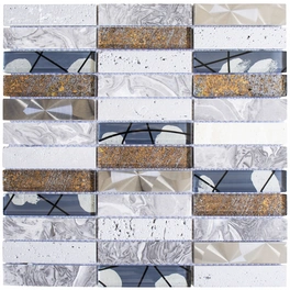 Mosaikfliese »Day«, BxL: 29,8 x 29,8 cm, Wandbelag