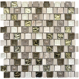Mosaikfliese »Dream«, BxL: 30,4 x 29,8 cm, Wandbelag