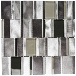 Mosaikfliese »Modern-Mix«, BxL: 30,1 x 30,1 cm, Wandbelag