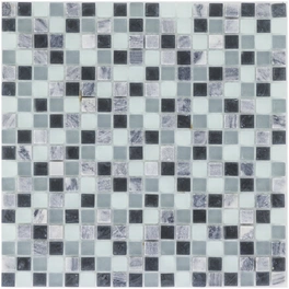Mosaikmatte, BxL: 30,5 x 30,5 cm, Wandbelag