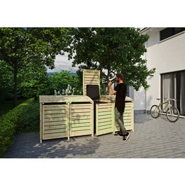 Mülltonnenabtrennung »HENRI«, Kiefernholz/Fichtenholz, 1 Stück