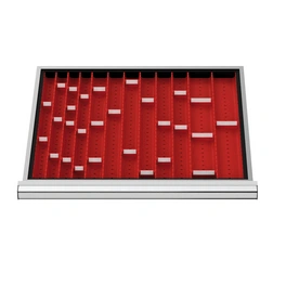 Muldenplatten, BxT: 600 x 450 mm, Kunststoff
