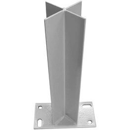 Pfostenträger, BxHxT: 8 x 18,5 x 16 cm, für Aluminium-Pfosten