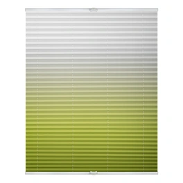 Plissee, 1 Plissee, Klemmfix, 100x130 cm, grün weiß