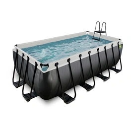 Pool »Black Leather Pools«, Breite: 253 cm, 8870 l, schwarz