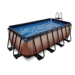 Pool »Wood Pools«, Breite: 253 cm, 8870 l, braun