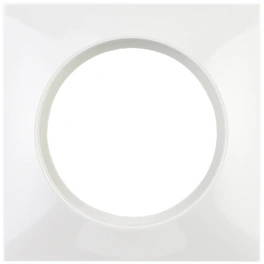 Rahmen 1-fach, Radius, Weiß, 1,5 cm