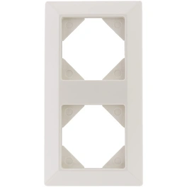 Rahmen 2-fach, Quadro, Weiß, 1 cm