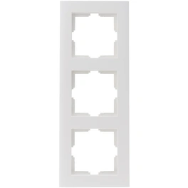 Rahmen 3-fach, Matrix, Weiß, 1,2 cm