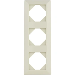 Rahmen 3-fach, Quadro, Weiß, 1 cm
