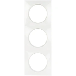 Rahmen 3-fach, Radius, Weiß, 1,7 cm
