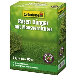 Rasendünger & Moosvernichter, 3 kg, für 85 m², schützt vor Moos