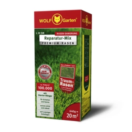 Rasensamen, Premium-Rasen mit Starterdünger, 0,64 kg , Folienbeutel in Faltschachtel