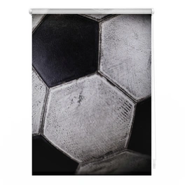 Rollo, ‎‎Klemmfix, 100x150 cm‎‎, Retro Fußball, schwarz weiß