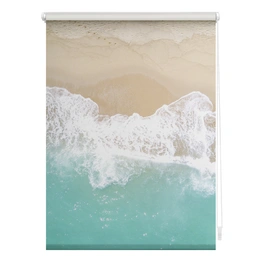 Rollo, ‎‎Klemmfix, 100x150 cm‎‎, The Beach, türkis beige
