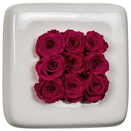 Rosen in Keramik »Infinity-Bloom«, rosa