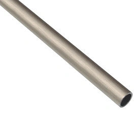 Rundrohr, Silber dunkel, Aluminium, Ø 15 x 1000 x 1 mm
