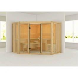 Sauna »Ehmja 2«, BxHxT:231 x 198 x 231 cm, ohne Dachkranz